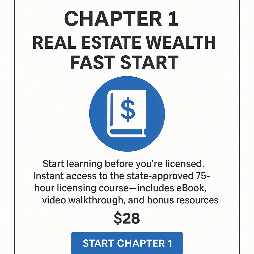 Chapter 1 – Real Estate Wealth Fast Start