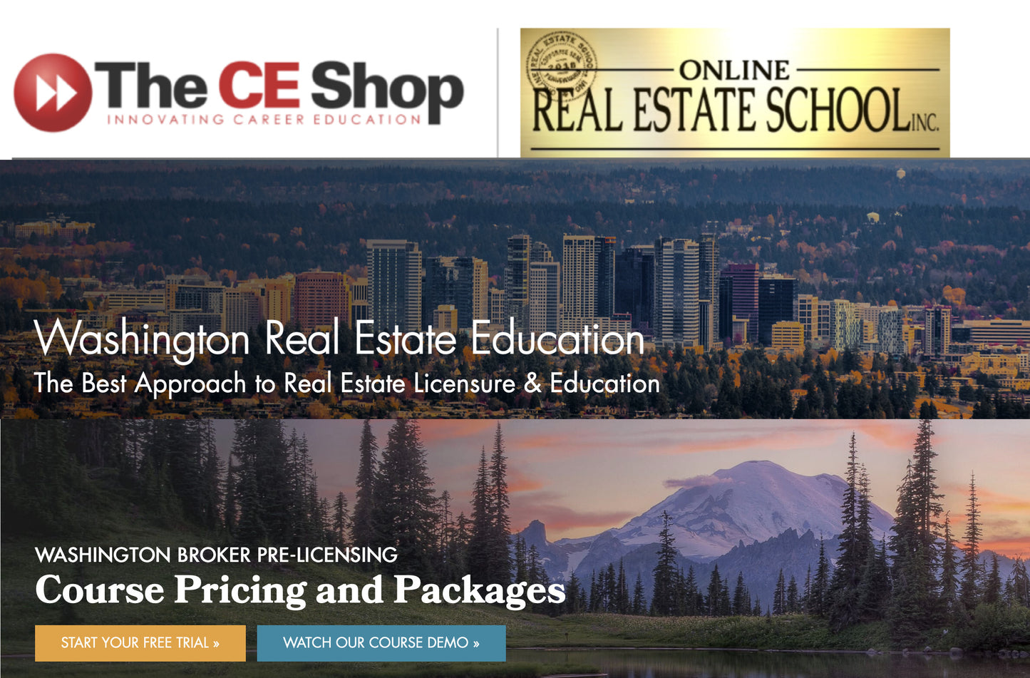 Online Real Estate Classes (Washington)