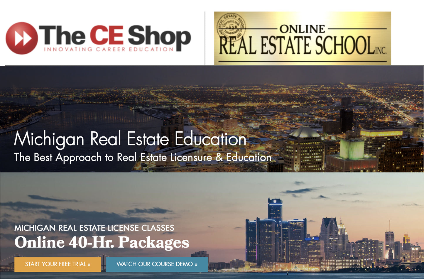 Online Real Estate Classes (Michigan)