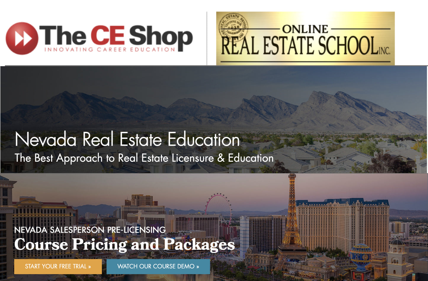 Online Real Estate Classes (Nevada)