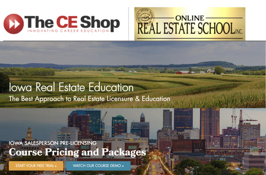 Online Real Estate Classes (Iowa)