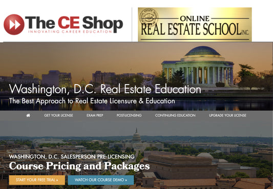 Online Real Estate Classes (Washington D.C.)