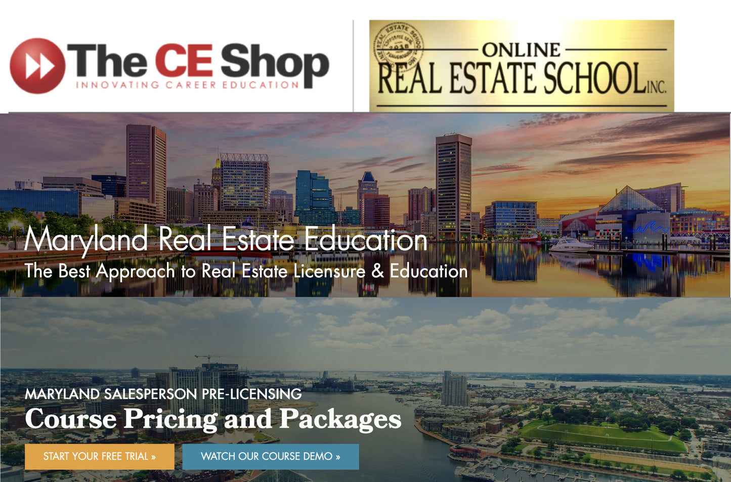 Online Real Estate Classes (Maryland)