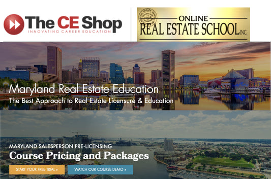 Online Real Estate Classes (Maryland)