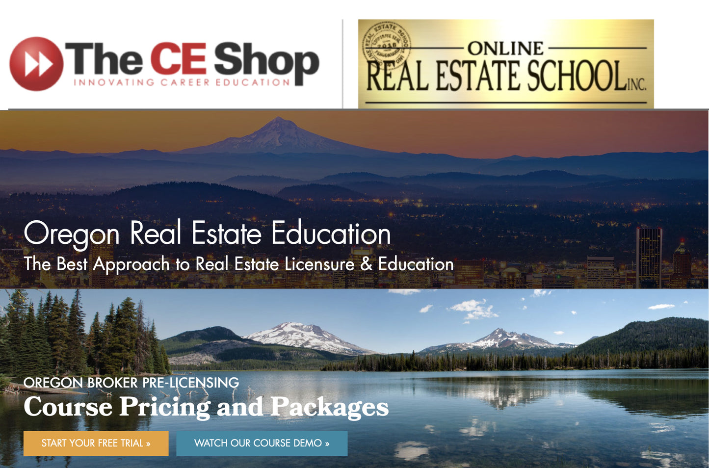 Online Real Estate Classes (Oregon)